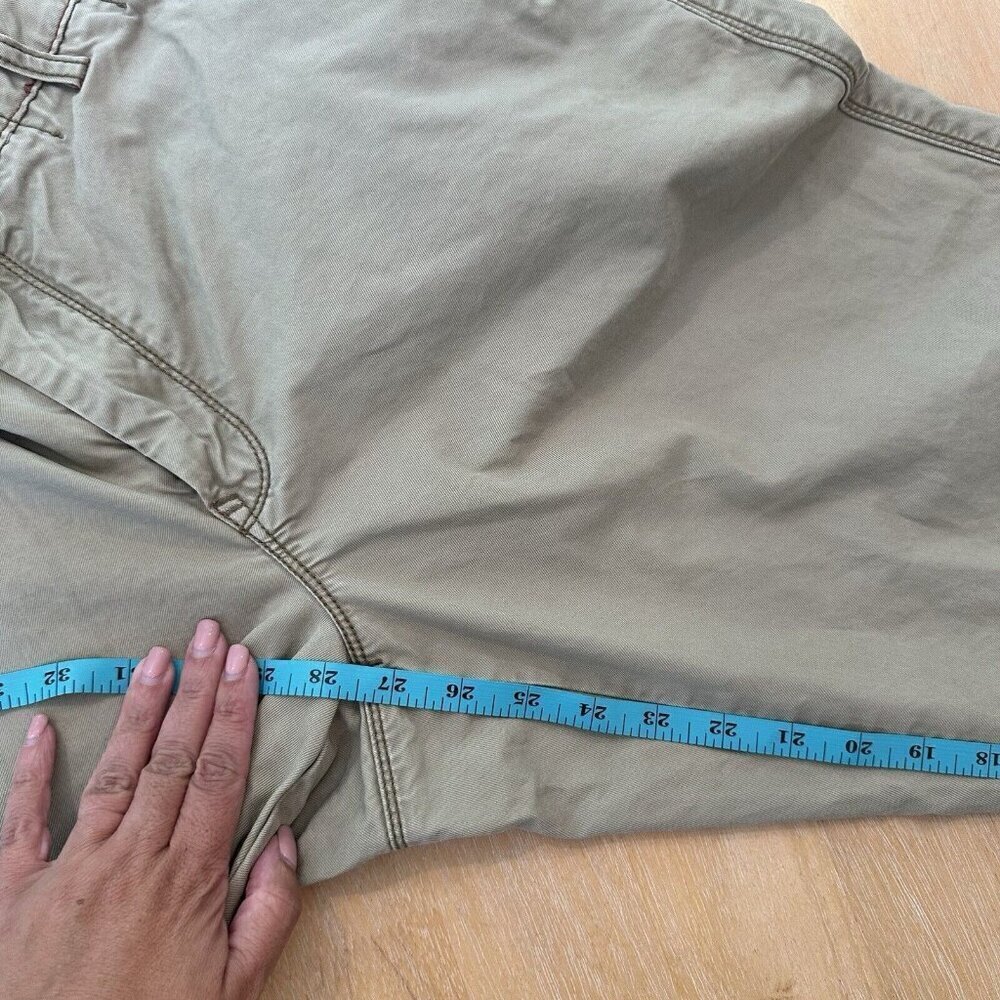 Tommy Bahama Pants Mens 38x30 (actual 38x27) Tan Chino Flat Front Slacks - Picture 12 of 12